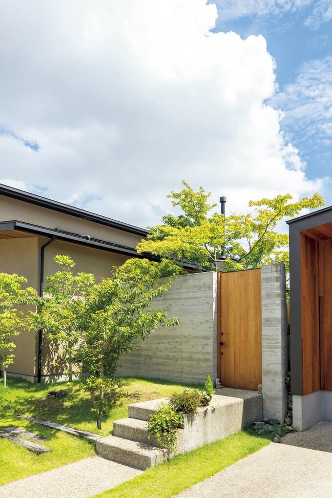 壁でプライバシーを確保