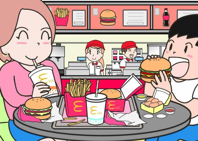 ハンバーガー間違い探し2