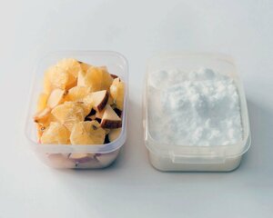 果物＆野菜と同量の砂糖を用意する