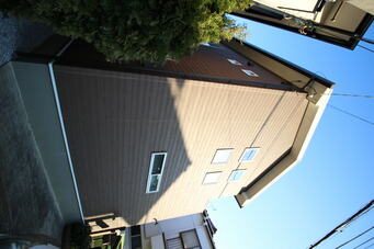 リフォームした自宅の外観