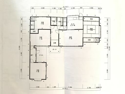 リノベの前の間取り