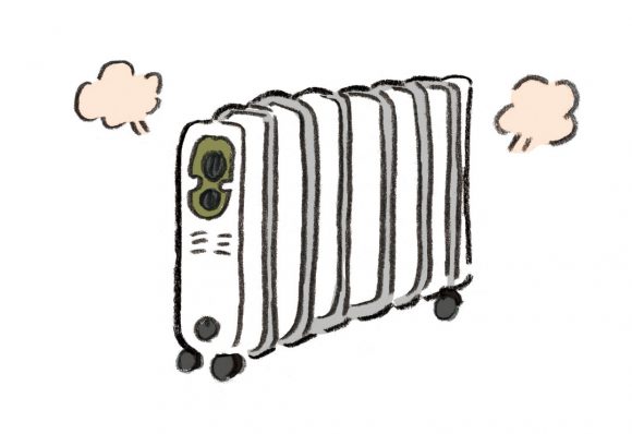 イラスト冬物家電