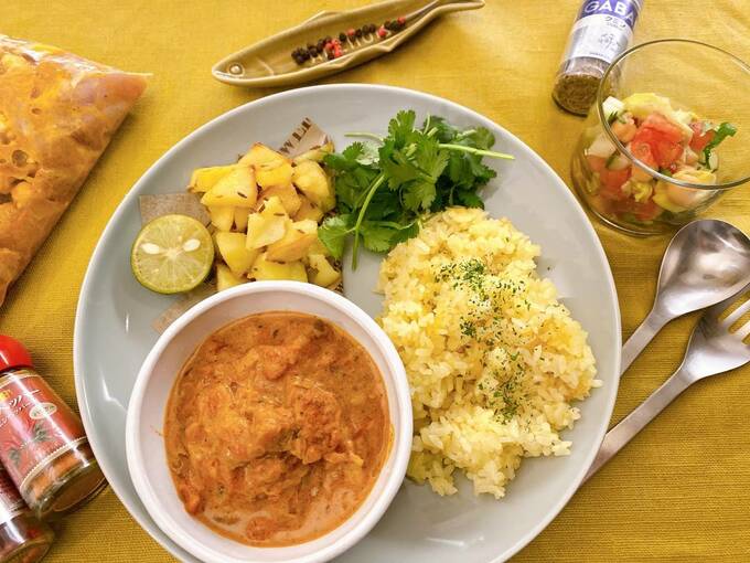 カレーや野菜など