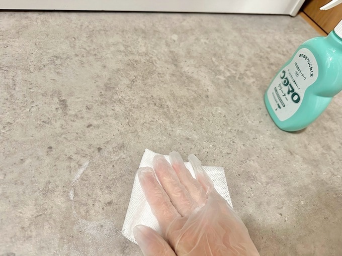 中性洗剤を使ってお手入れ