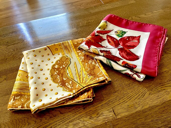 カラフルなストール