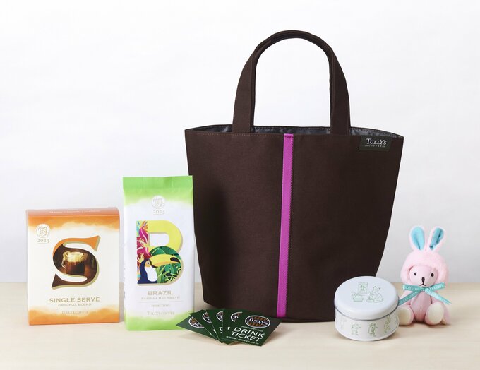 4000円バッグ　ブラウン