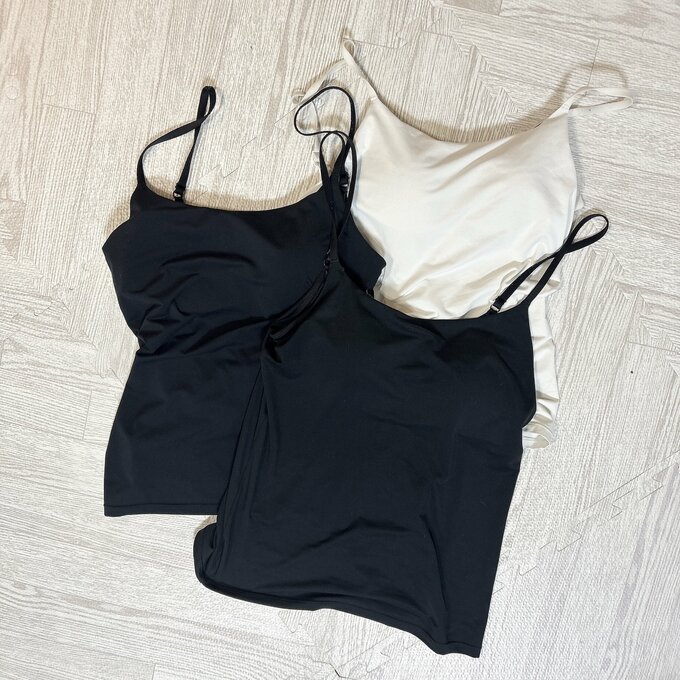 3枚のエアリズムブラキャミソール