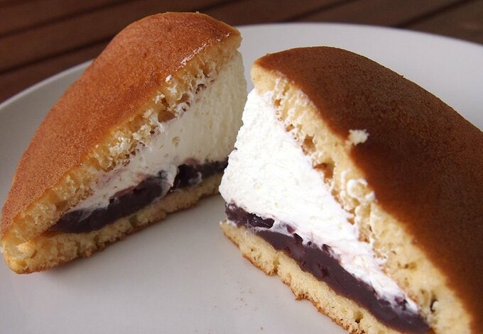 どらやきマリトッツォの断面