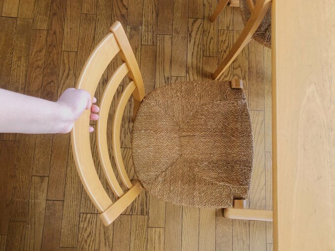 25年使っているダイニングチェア