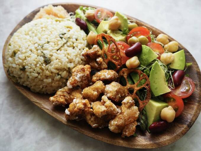 大豆ミートの竜田揚げ