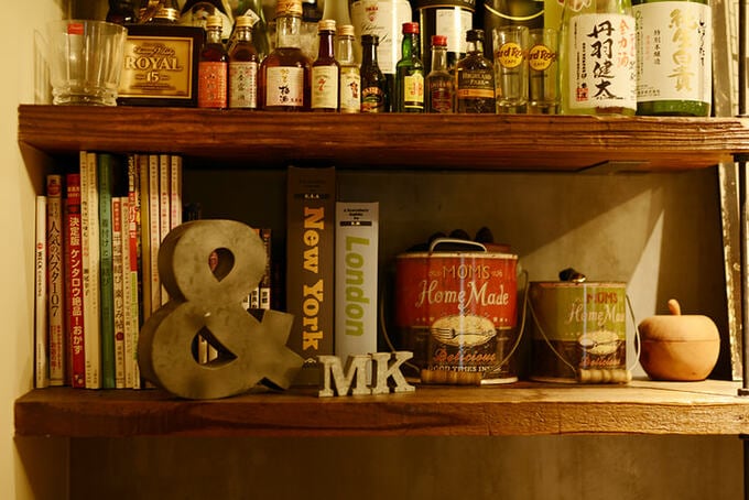 棚のディスプレイ