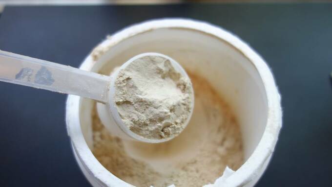 プロテインの容器の中身