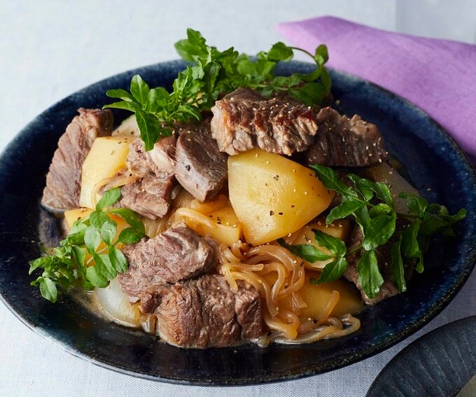 ステーキ肉じゃが