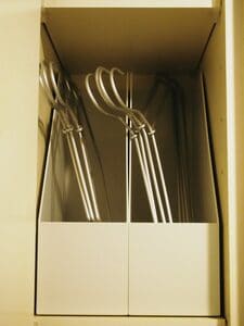 洗濯ハンガーを置くスペース