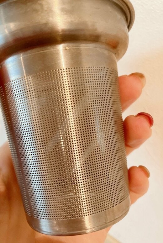 写真：ティーポット網目