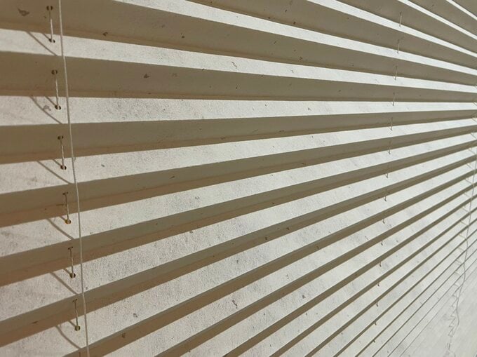 和紙調のプリーツスクリーン