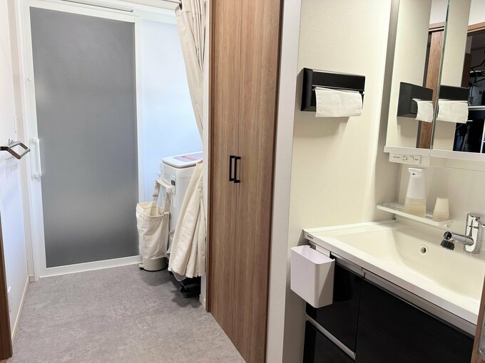 洗面脱衣所の全景