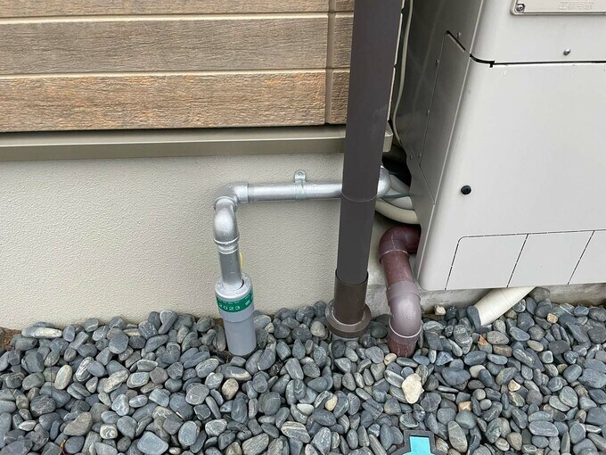 ガス栓引き込み