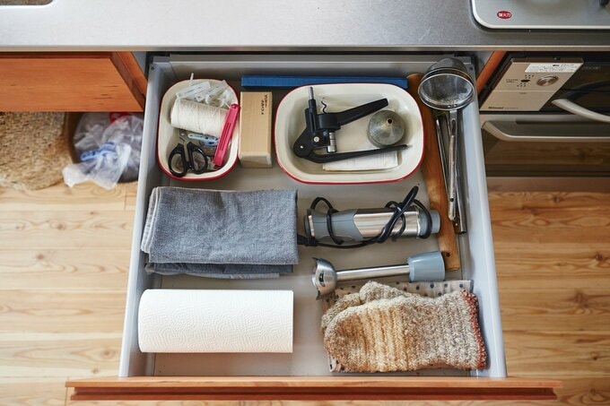 小川糸さんキッチン収納