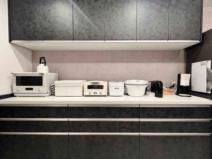 カップボートの家電コーナー