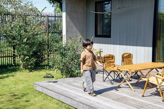 子どもも楽しいデッキ