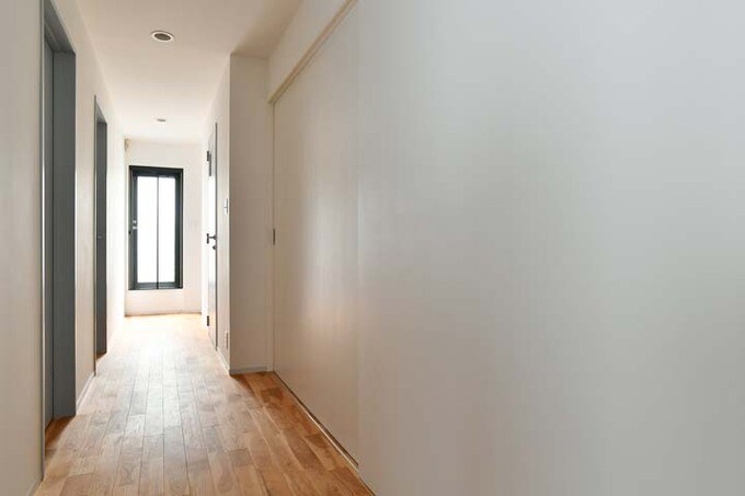 大容量のウォークインクローゼット