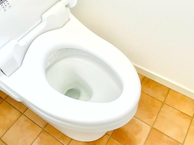 清潔な便器内の様子