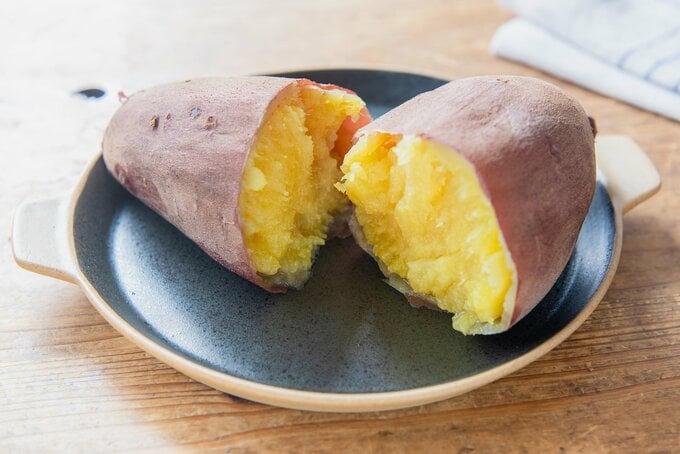 できたサツマイモ