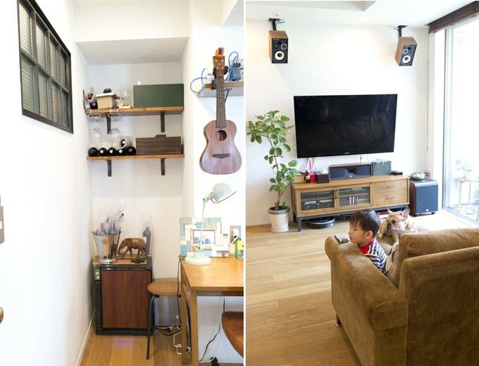 漆喰仕上げの壁