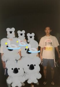 ホノルルマラソン完走後のゆきち先生