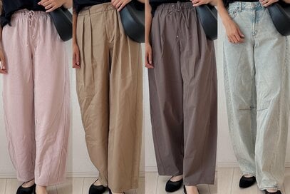アラフォーがGUで「4つ買いした名品パンツ」を着まわし。ゆるっと履けて今っぽいのに2990円
