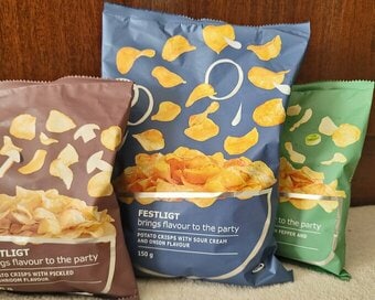 IKEAのポテトチップス3種類をレビュー！ネギやマッシュルーム味が意外すぎるおいしさ