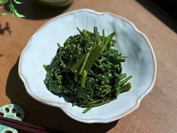 炒め物の定番「空芯菜」はナムルもおすすめ！シャキとろ食感の簡単副菜レシピ