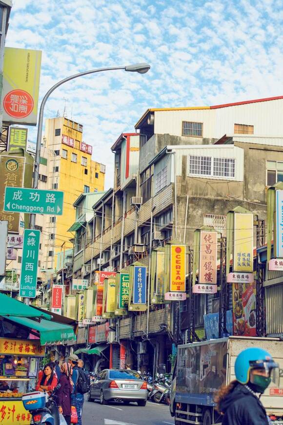情緒ある台中の街並み