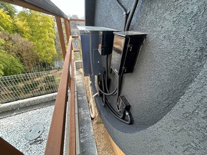 ガス管とサウナ