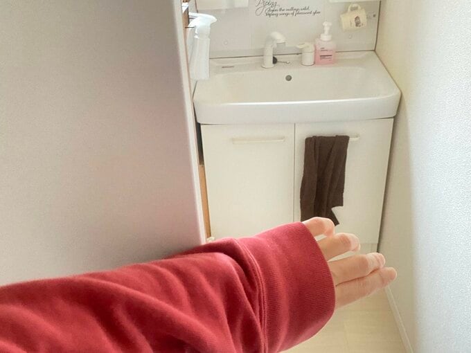 洗面所の引き戸