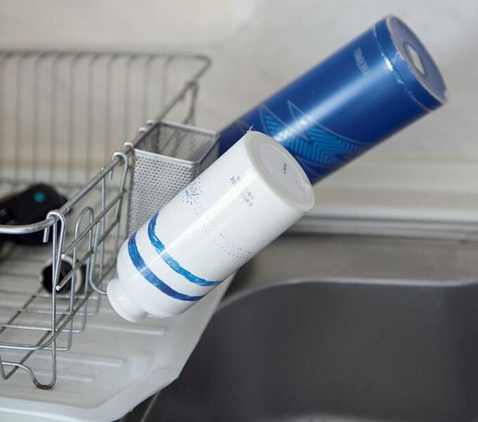 ボトル干し用のスタンドに水筒