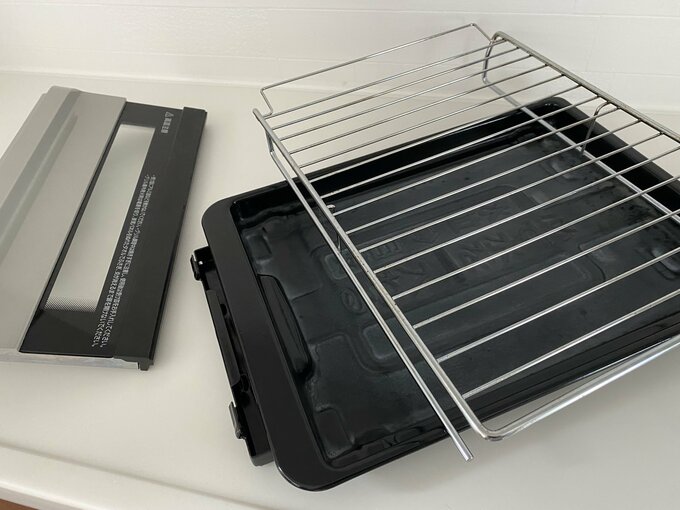 魚焼きグリルのパーツ