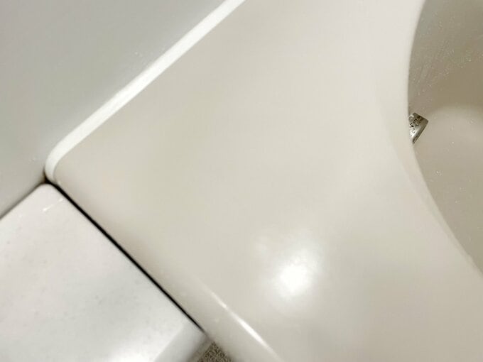 浴槽にふき残しなし