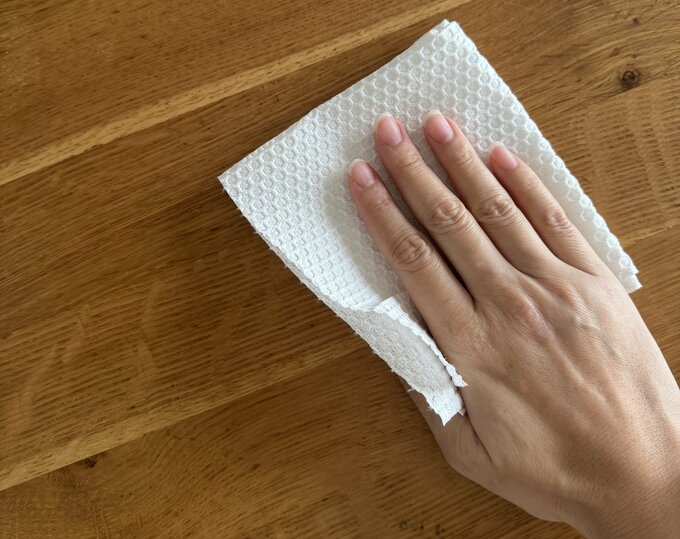 【写真（2リビングテーブルの台ふきに）】