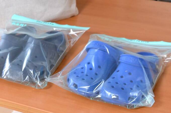 子どものオフシーズンの靴