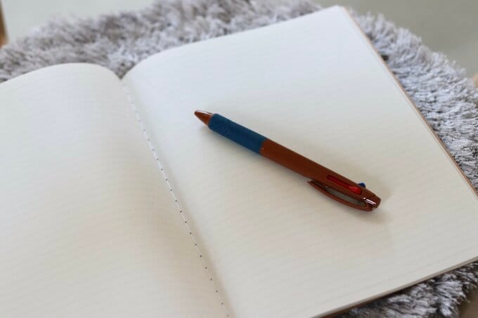 夫婦で情報交換するノート