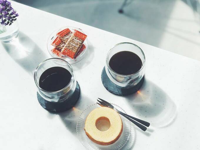 コーヒーとおかし