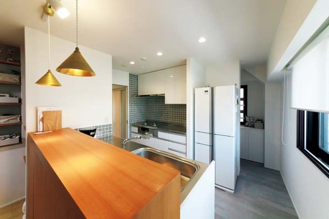 対面式のキッチン