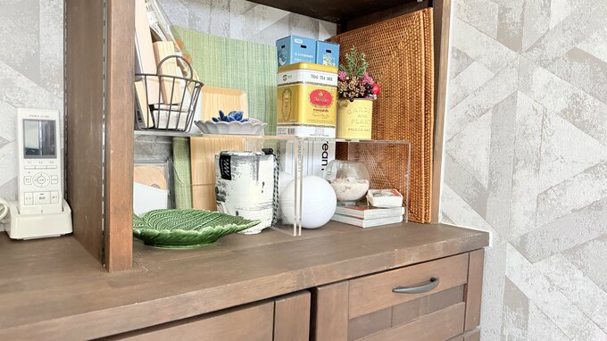 出しっぱなしOKの棚