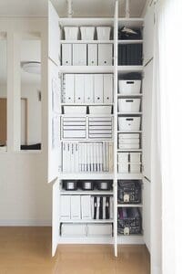 収納ケースは“同じものばかり”をそろえる