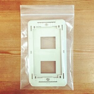 はずしたプレートはジップロックなどにまとめて保管