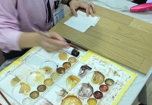 会場ではリペアのデモンストレーションも実施