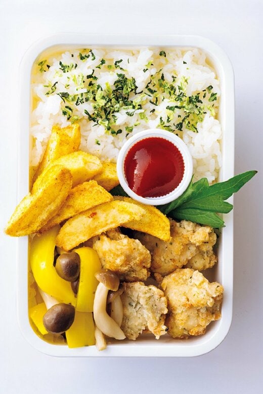 鶏胸肉ののり塩から揚げ弁当