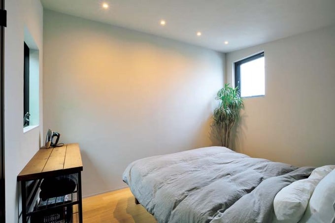 シンプルな寝室